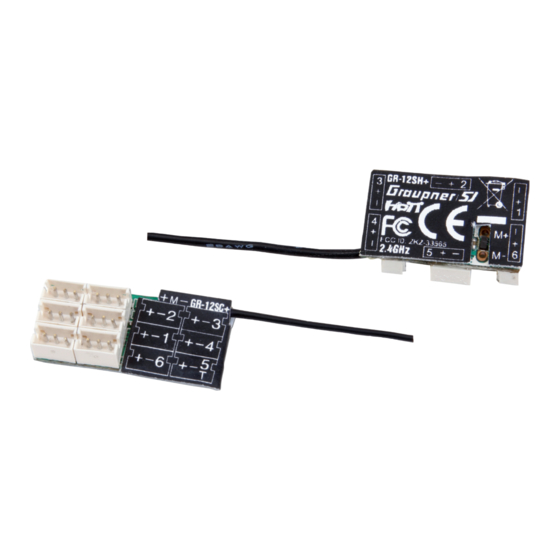 GRAUPNER 33565 GR-12SH+ HoTT Bedienungsanleitung