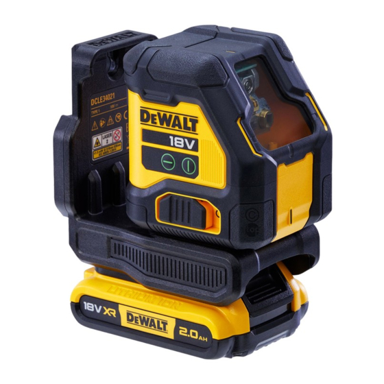 DeWalt DCLE34021 Handbücher