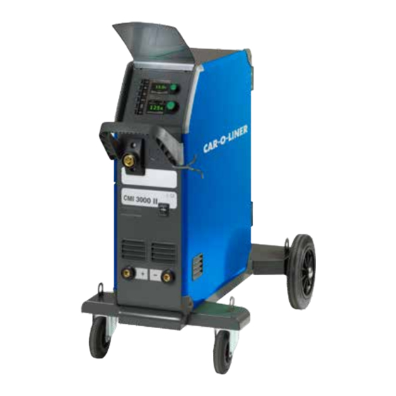 Migatronic CAR-O-LINER CMI3000 II Betriebsanleitung