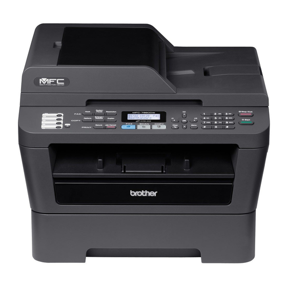 Brother MFC-7860DW Installationsanleitung