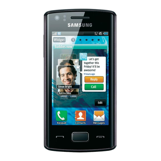 Samsung Wave 578 Benutzerhandbuch