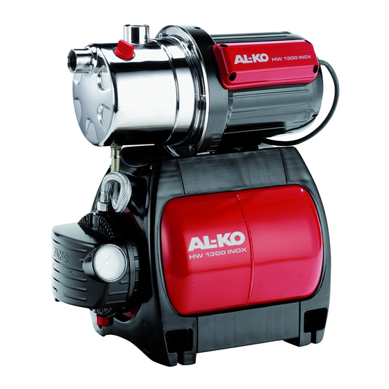 AL-KO HW 1300 INOX Betriebsanleitung