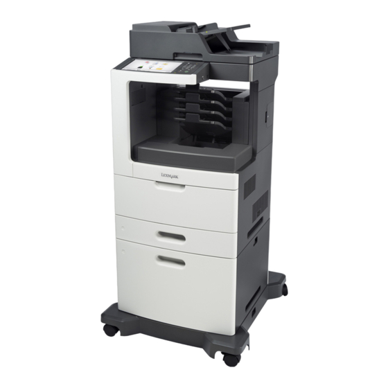 Lexmark MX810 Series Benutzerhandbuch