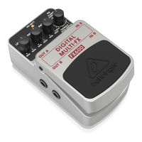 Behringer Digital Multi-FX FX600 Bedienungsanleitung