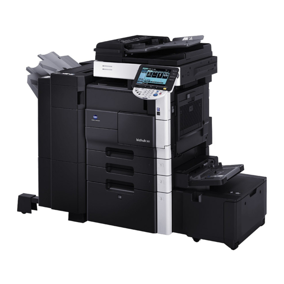 Konica Minolta bizhub 361 Bedienungsanleitung