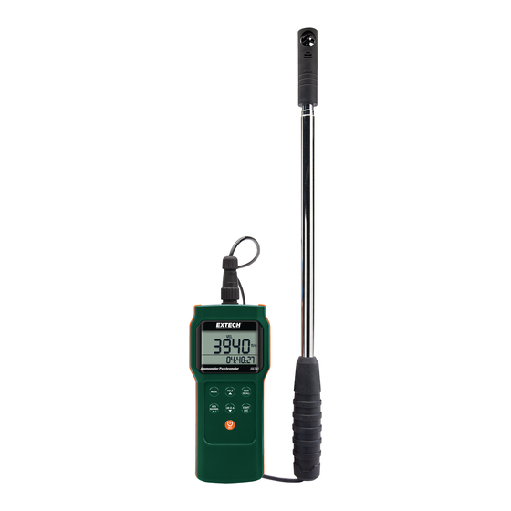 Extech Instruments AN340 Benutzerhandbuch