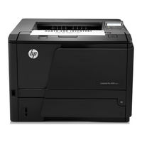 HP LASERJET PRO 400 M401nw Installationshandbuch