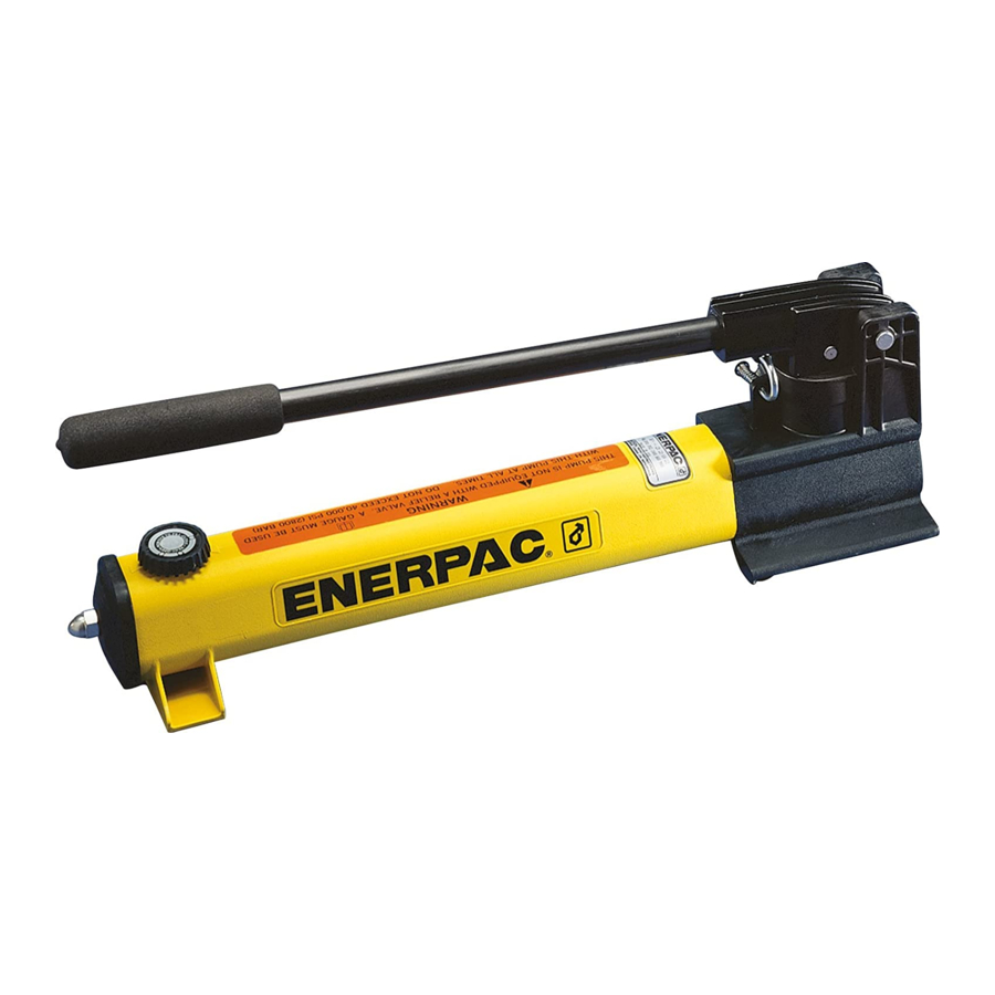 Enerpac P-2282 Anleitungsblatt