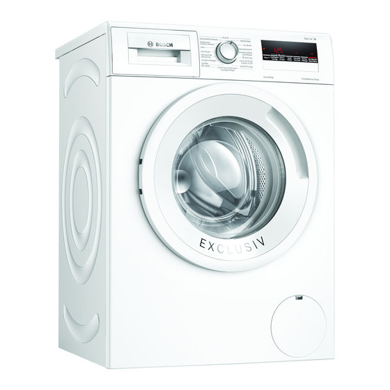 Bosch WAN28297FG Gebrauchs- Und Montageanleitung