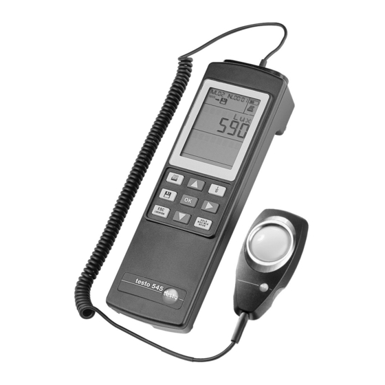 testo 545 Bedienungsanleitung