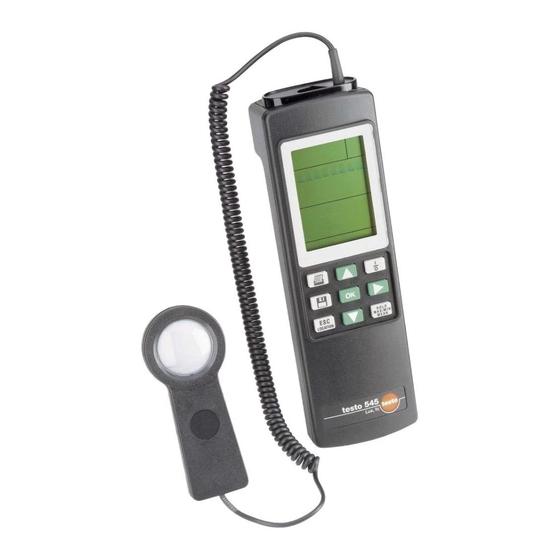 testo 545 Bedienungsanleitung