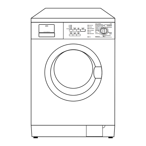 AEG LAVAMAT 62560 Benutzerinformation