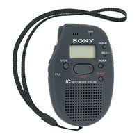 Sony ICD-30 Bedienungsanleitung