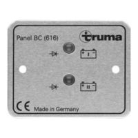 Truma panel bc 616 Gebrauchsanweisung