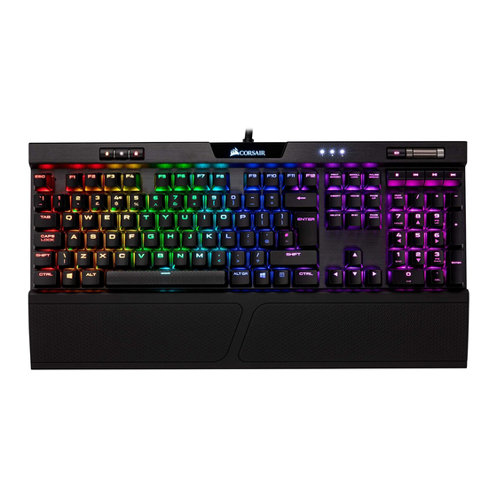 Corsair K70 RGB MK.2 CHERRY MX Speed Bedienungsanleitung