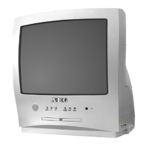 AEG ctv 4823 dvd Bedienungsanleitung