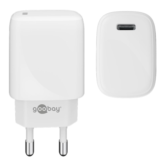 Goobay USB-C PD Bedienungsanleitung