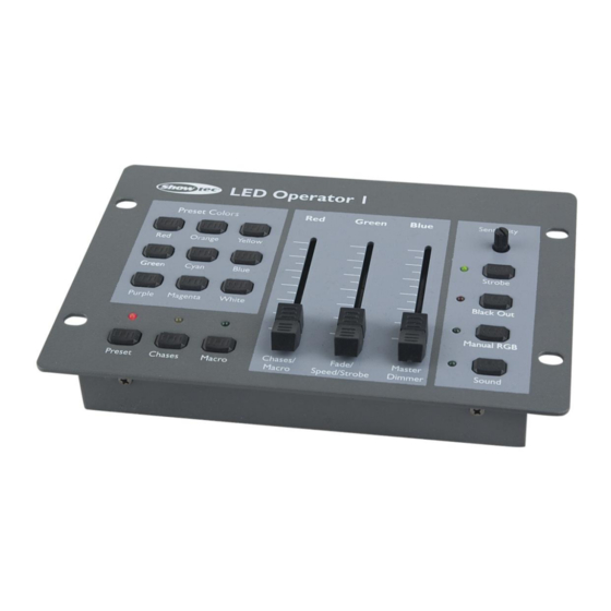 SHOWTEC LED Operator 1 Handbuch