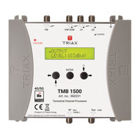 Triax TMB 1500 Handbuch