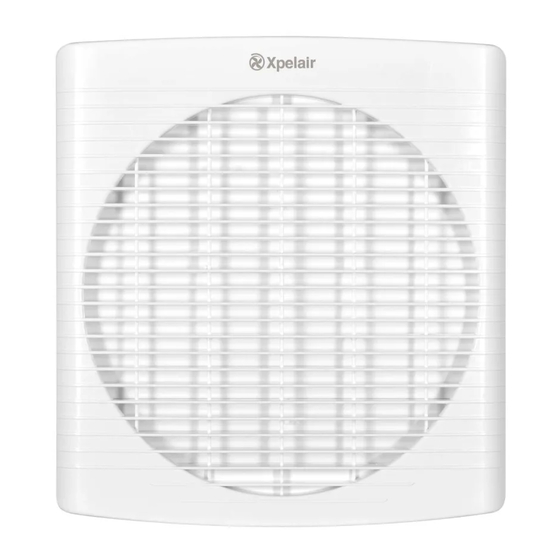 Xpelair GX12 Installations- Und Bedienungsanleitung
