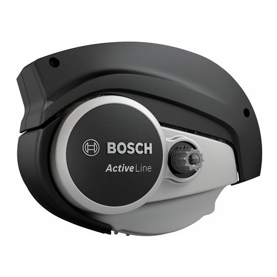 Bosch Active Line Plus BDU350 Originalbetriebsanleitung