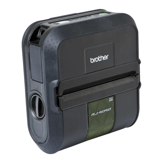 Brother RJ-4040 Handbuch