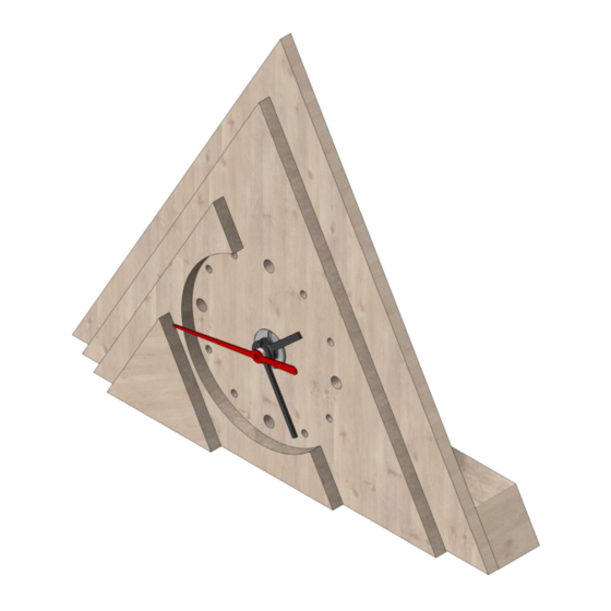 Opitec Wood-Design-Clock Bauanleitung