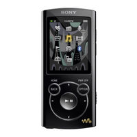 Sony WALKMAN NWZ-A867 Anleitung