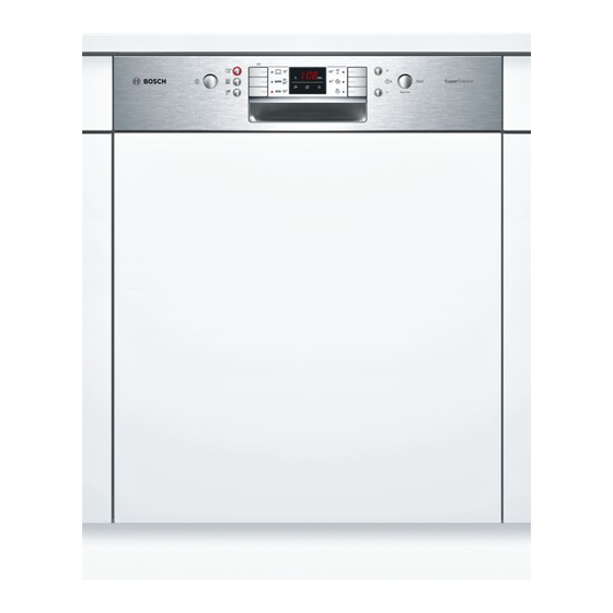 Bosch SMI68M95EU Kurzanleitung