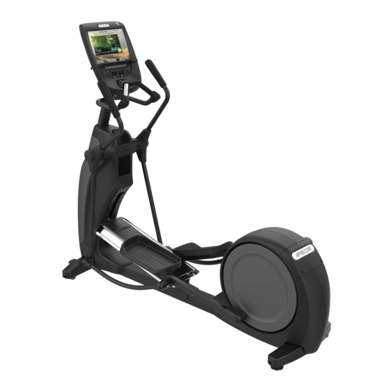 Precor Elliptical Fitness Crosstrainer  EFX 600-Serie Montageanleitung