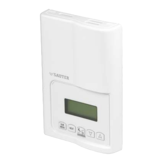 Sauter EY-RU483F001 Installationsanleitung