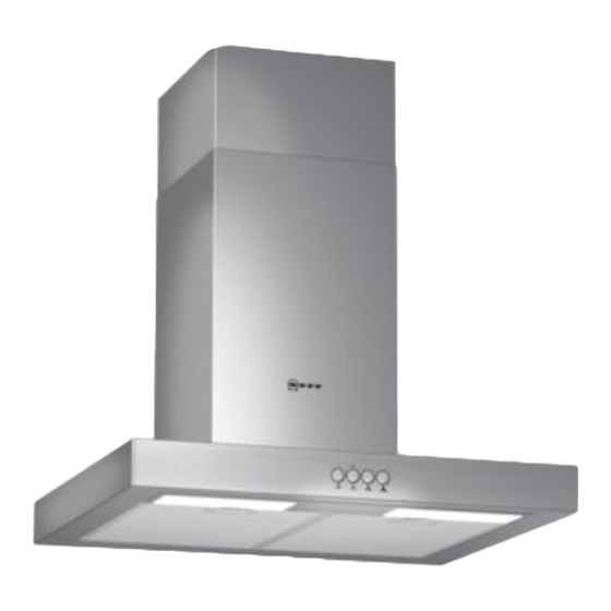 NEFF D76E21N0 Gebrauchs- Und Montageanleitung