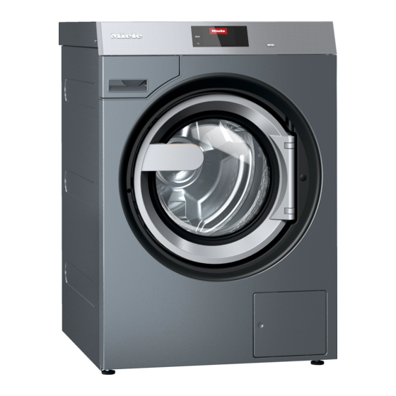 Miele PWM 509 Gebrauchs- Und Aufstellanweisung