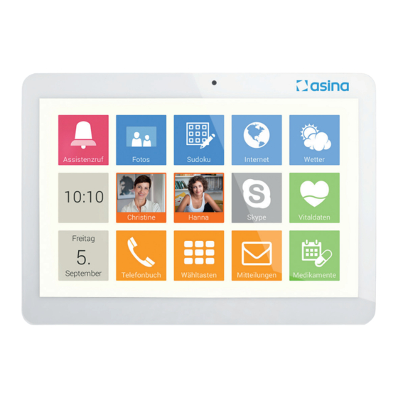 asina i.onik Tablet TM3 Handbuch