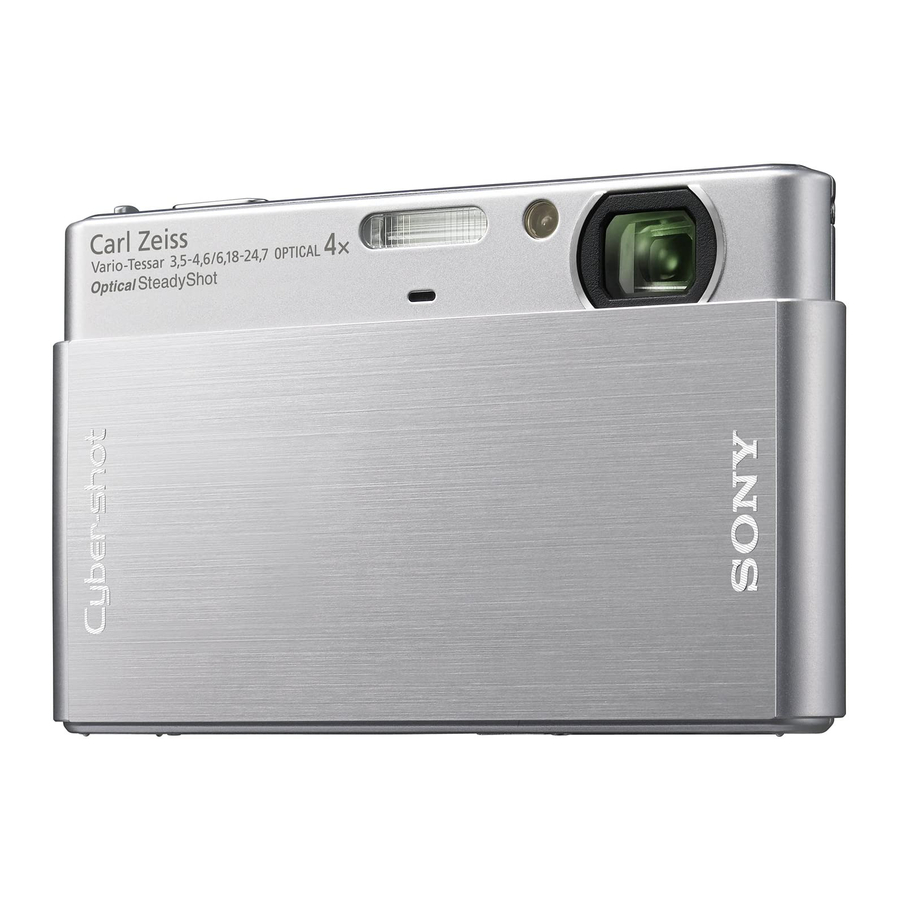 Sony cyber-shot dsc-t700 Gebrauchsanleitung