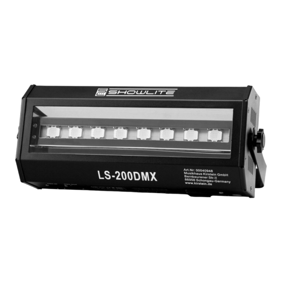 Showlite LS-200DMX Handbücher