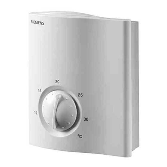 Siemens RLA162 Installationsanleitung
