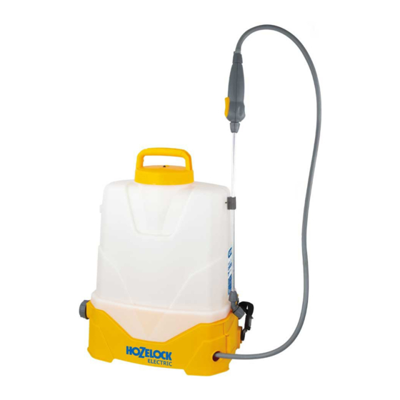Hozelock PULSAR PRO 15L ELECTRIC Bedienungsanleitung