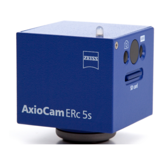 Zeiss AxioCam ERc 5s Handbuch