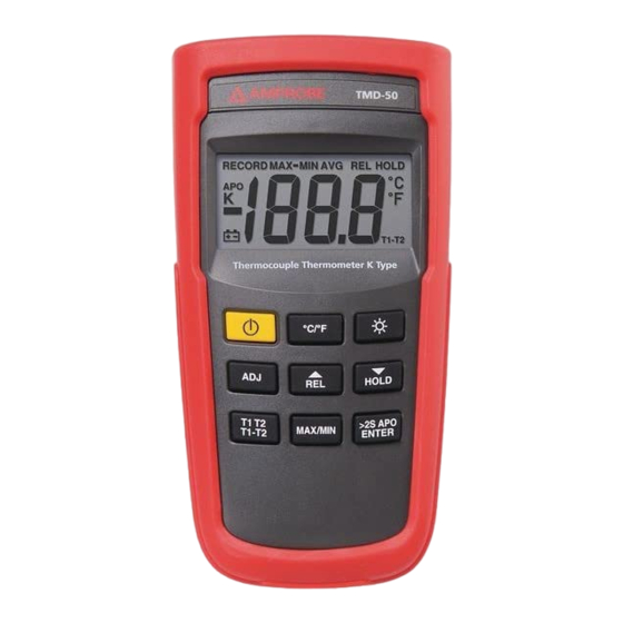 Amprobe TMD-50 Bedienungshandbuch