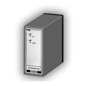 PR electronics 2202 Bedienungsanleitung