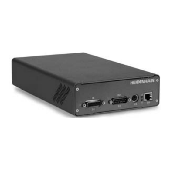 HEIDENHAIN ECI 1317 EnDat01 Montageanleitung