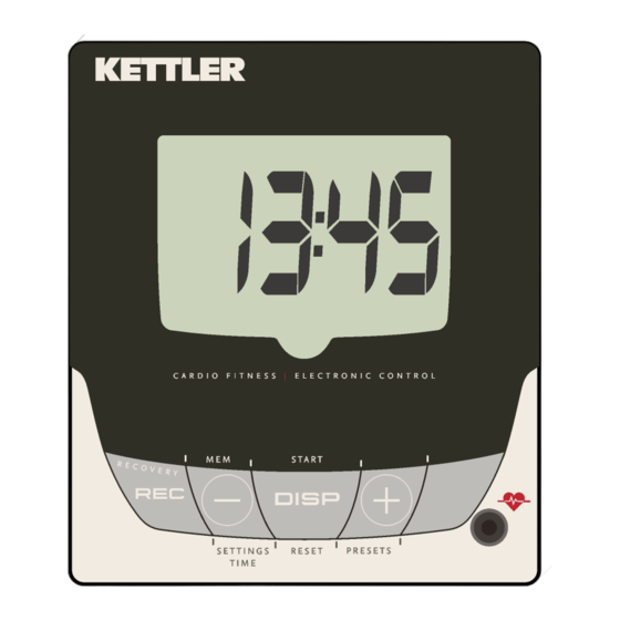 Kettler FB600 Bedienungsanleitung