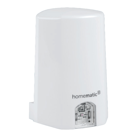HomeMatic IP SLO Montage- Und Kurzanleitung