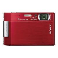 Sony Cyber-shot DSC-T100 Bedienungsanleitung