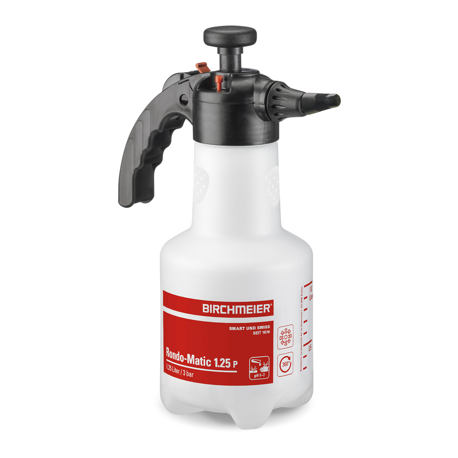 Birchmeier Rondo-Matic 1.25 P Gebrauchsanleitung