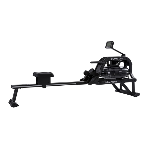 Tunturi FitRow 70 WTR Benutzerhandbuch