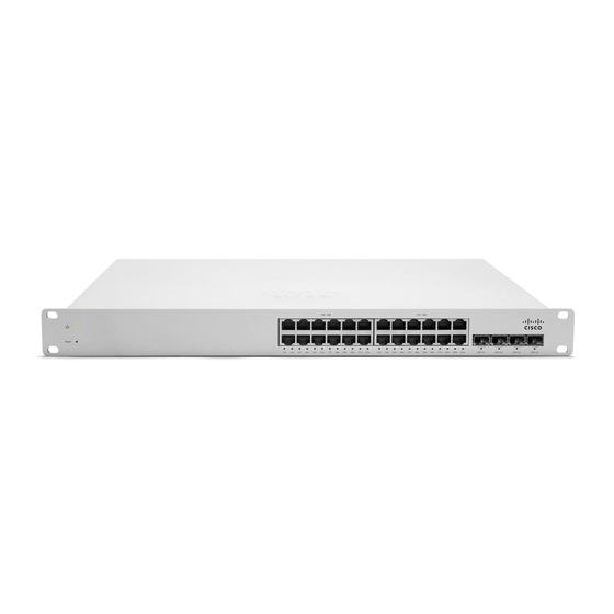 Cisco Meraki MS320 Serie Schnellstartanleitung