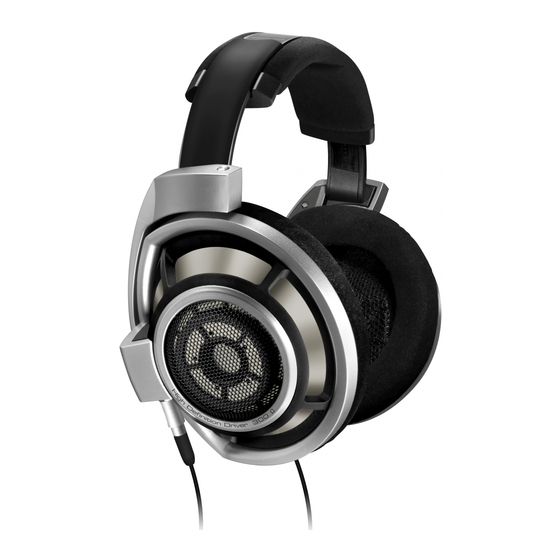 Sennheiser HD 800 Bedienungsanleitung