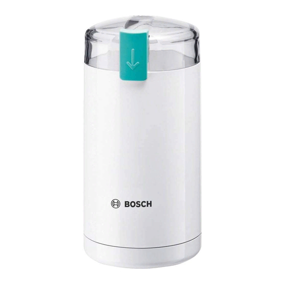 Bosch MKM6-SERIES Gebrauchsanleitung